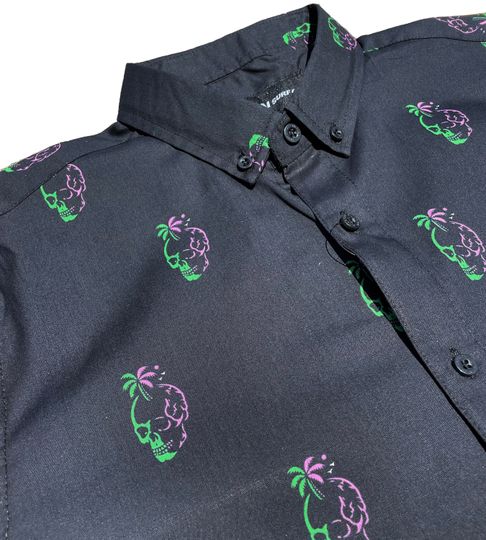 Molokai Neon Skulls Shirt Halloween Shirt