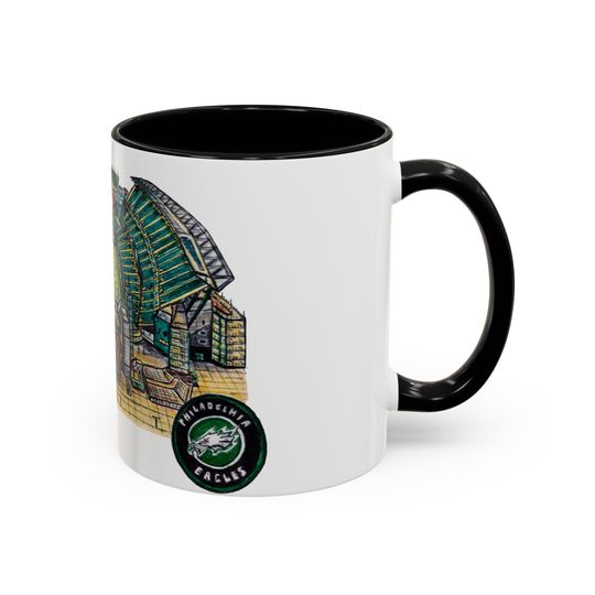 Philadelphia Eagles Coffee Mug, football Football Team Fan Gift, Eagles Ceramic Mug, Sports Fan Drinkware, Game Day Mug, Football Gift