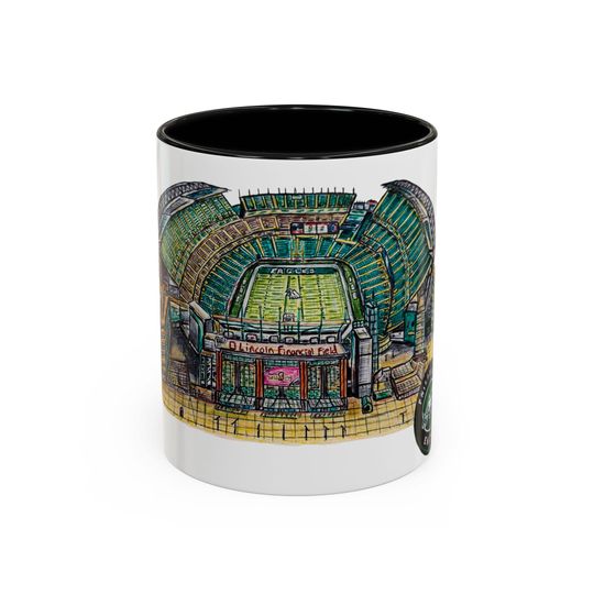 Philadelphia Eagles Coffee Mug, football Football Team Fan Gift, Eagles Ceramic Mug, Sports Fan Drinkware, Game Day Mug, Football Gift