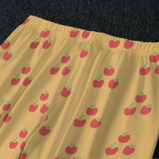 Orange Pony 2 Piece Women's Pajamas