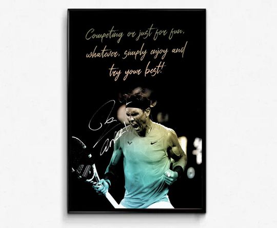 Tennis Rafael Nadal Rafa Poster