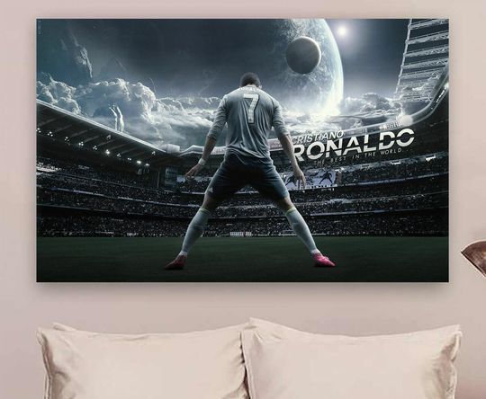 Cristiano Ronaldo Poster Home Decor