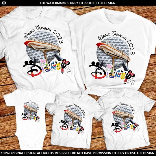 World Traveler 2023 Epcot family Shirt, World Traveler 2023 Disney Epcot Group Shirt