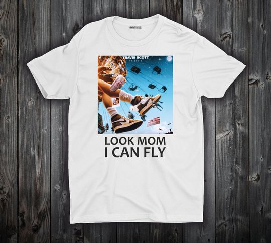 Look Mom I Can Fly Travis T-shirt