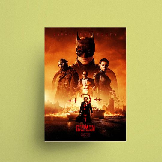 The Batman 2022 Cinema Movie Poster