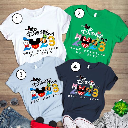 Disney 2023 Family Shirts, Most Expensive Day Ever Best Day Ever Shirt