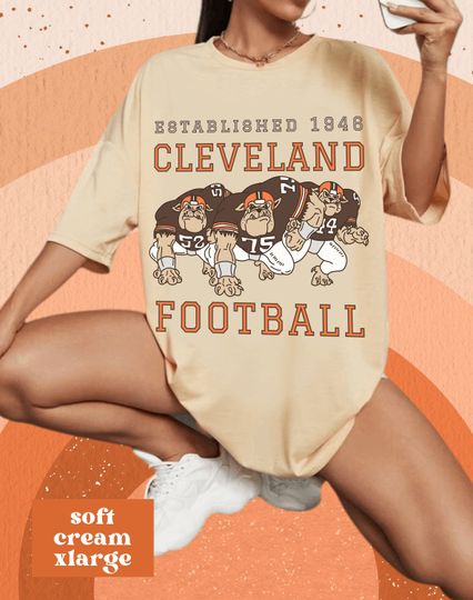 DAWG POUND - Vintage Cleveland Browns Football Shirt