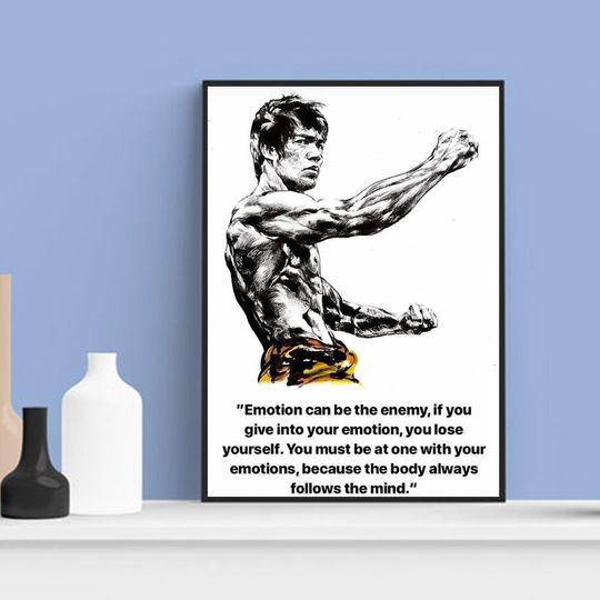 Bruce Lee Quotes Poster