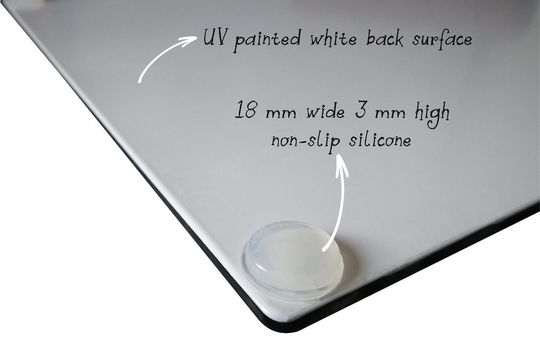 Abstact Marble Glass Cutting board, Glass chopping board, Kitchen Decor