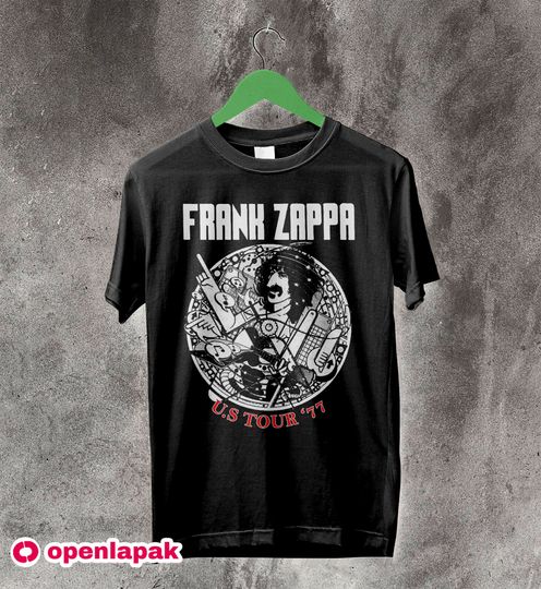 Frank Zappa Vintage '77 Tour T-Shirt, Frank Zappa Shirt