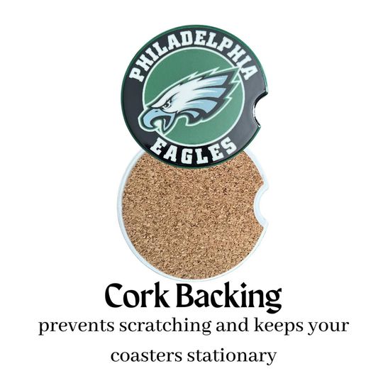 Philadelphia Eagles Ceramic Car Coasters
