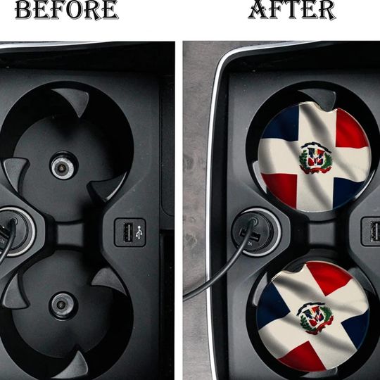 Dominican Republic Car Coaster