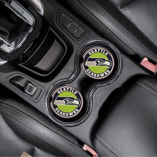 Seahawks Ceramic Car Coasters