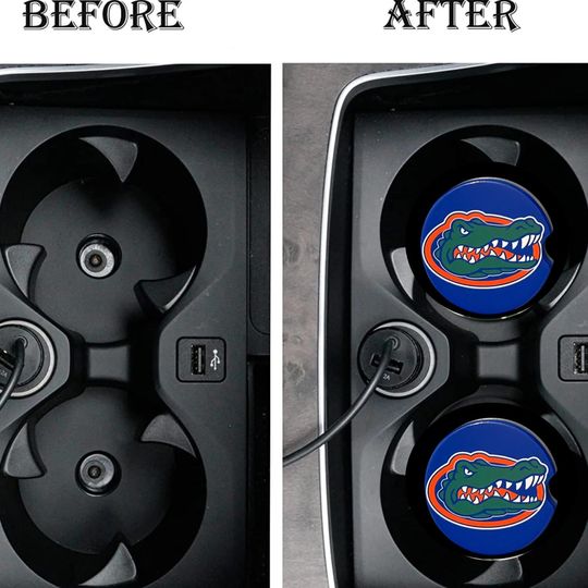 Gators Car Coasters, Absorbent Ceramic
