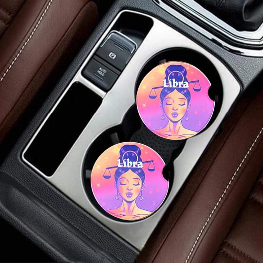 Libra Zodiac Coaster Set