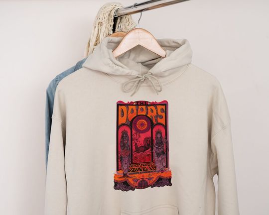 Doors Hoodie, Morrison Concert, Rock Band Lover Hoodie