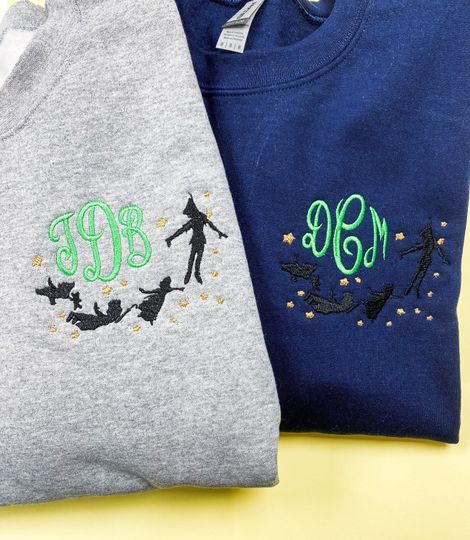 Neverland Monogram Embroidered Sweatshirt