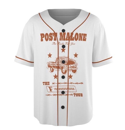 Vintage Post Malone Tour Jersey, Big Ass Stadium Tour Jersey