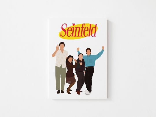 Seinfeld poster, American Sitcom, Minimalist Poster, Larry Davis, Jerry Seinfeld