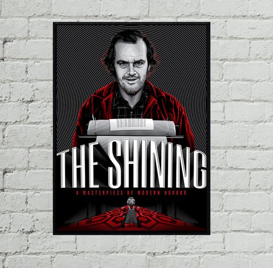 The Shining The Masterpiece of Modern Horror Movie Artwork Poster