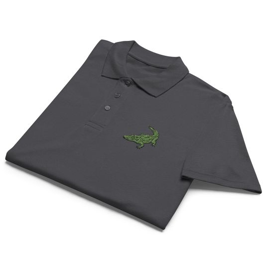 Alligator Embroidered Polo Shirt
