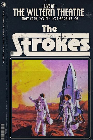 The Strokes concert poster