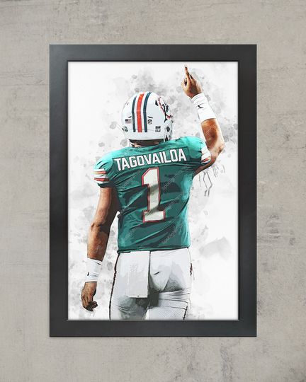 Miami Dolphins Tua Tagovailoa Poster