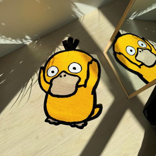 Custom Tufted Cartoon Rug: Anime Gamer Decor