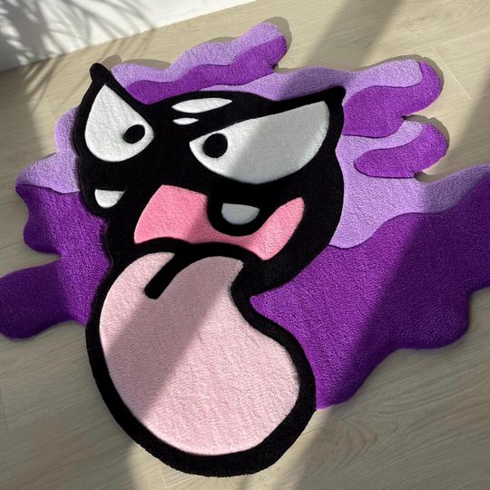 Tufted Cartoon Rug: Anime Gamer Decor