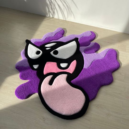 Tufted Cartoon Rug: Anime Gamer Decor