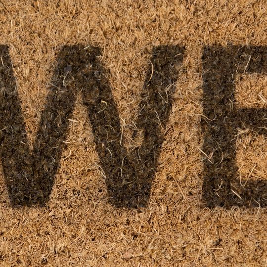 Brush Door Mat Personalised Front Door Mat Custom Printed First Home Couple's Gift Your Text Here