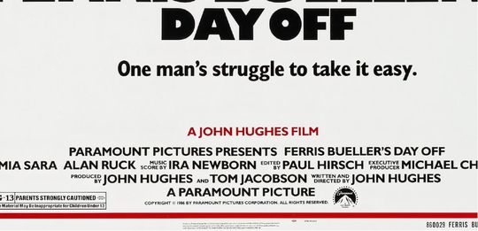 Ferris Buellers Day Off Movie Poster