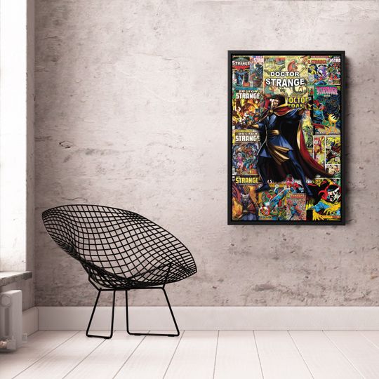Dr. STRANGE Collage Art Poster Comics Wall Art