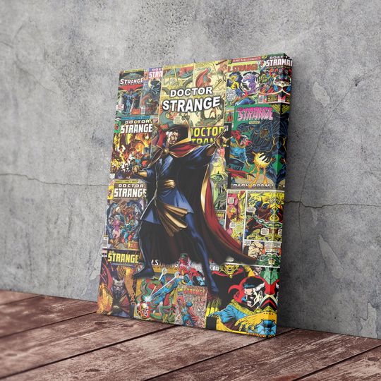 Dr. STRANGE Collage Art Poster Comics Wall Art