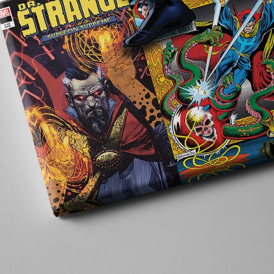 Dr. STRANGE Collage Art Poster Comics Wall Art