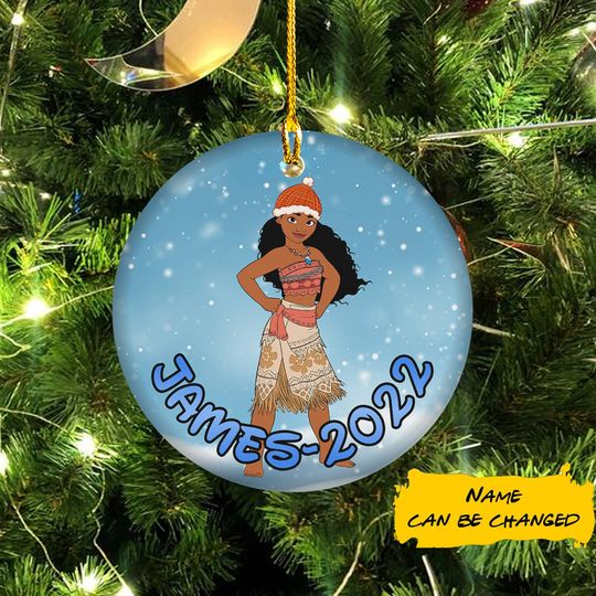 Disney Moana Ornament Moana Christmas Ornament Moana Family
