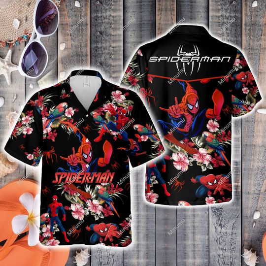 Spiderman Hawaiian Shirt