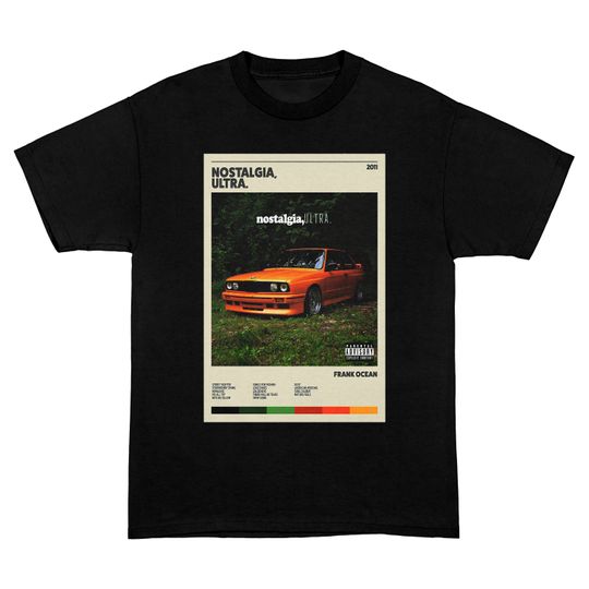 Frank Ocean Nostalgia Ultra Graphic T- Shirt, Vintage Style Hip Hop T Shirt