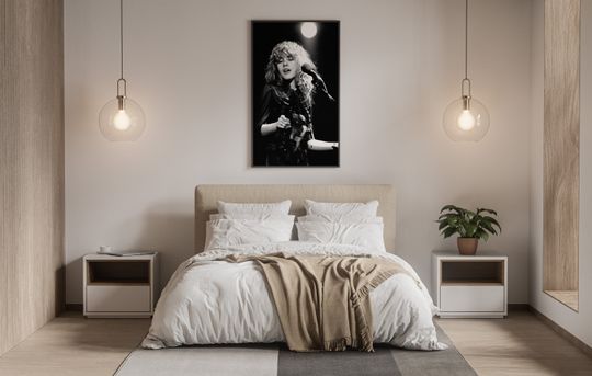 Young Stevie Nicks in Concert Poster