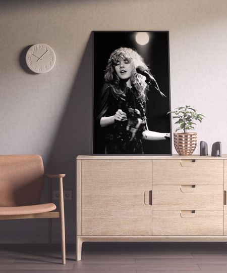 Young Stevie Nicks in Concert Poster
