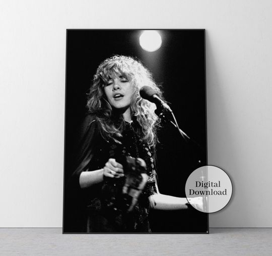 Young Stevie Nicks in Concert Poster