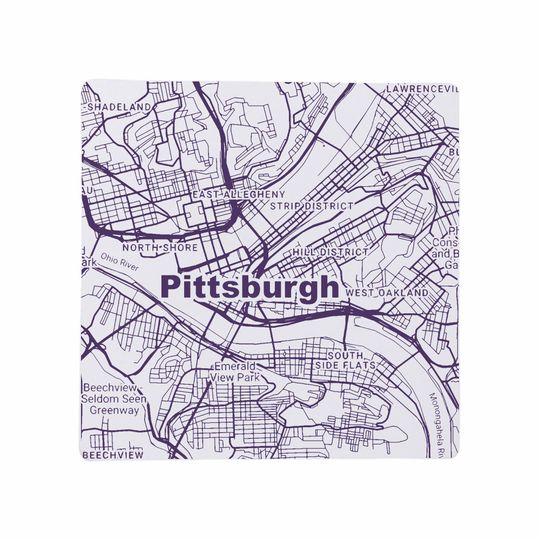 Pittsburgh PA Coasters - Pennsylvania Home Decor Ceramic Coaster Set