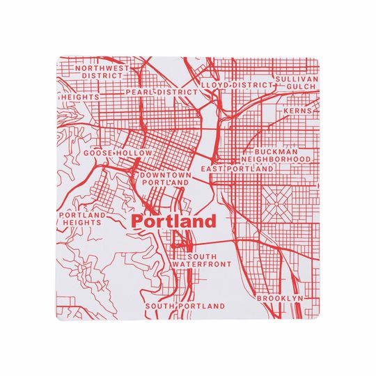 Portland OR Ceramic Coasters Set - Oregon Home Decor and Travel Keepsake