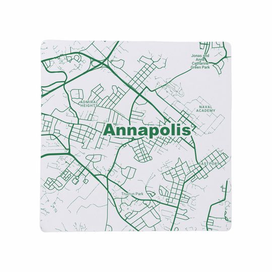Annapolis MD Ceramic Coaster Set, Maryland Home Decor, Travel Keepsake