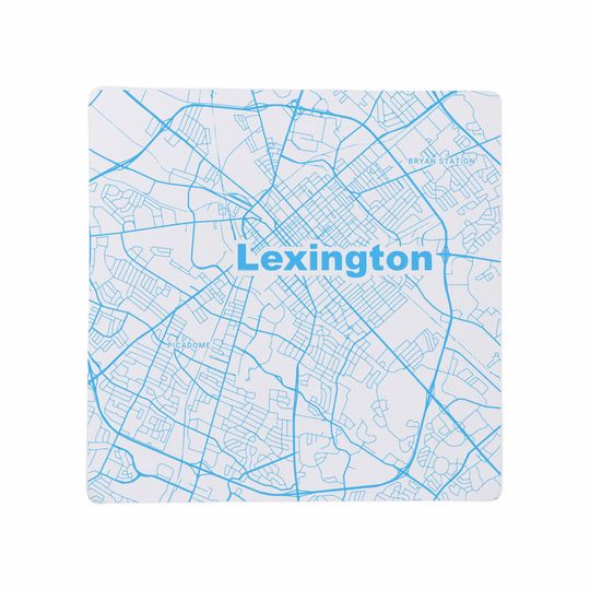 Lexington KY Ceramic Coaster Set, Kentucky Home Decor, Travel Keepsake, Kentucky Gift