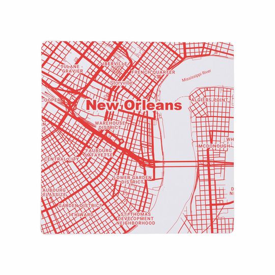 New Orleans LA Coasters Louisiana Home Decor, LA Gift, Travel Keepsake, Ceramic Coaster Set