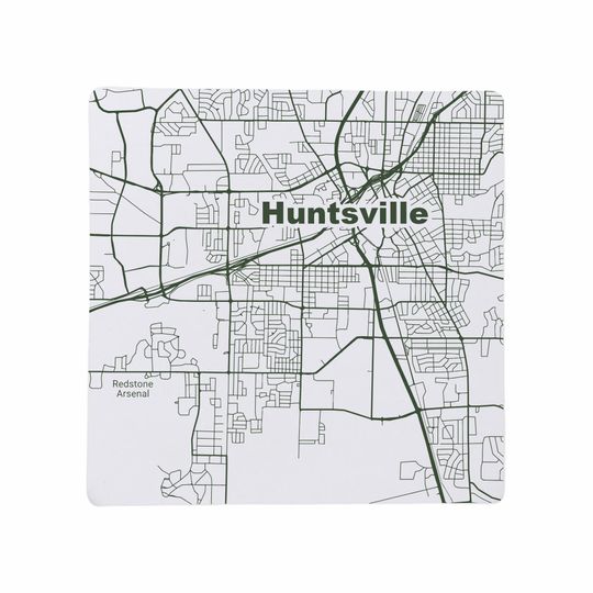 Huntsville AL Ceramic Coasters Set Home Decor Housewarming Gift