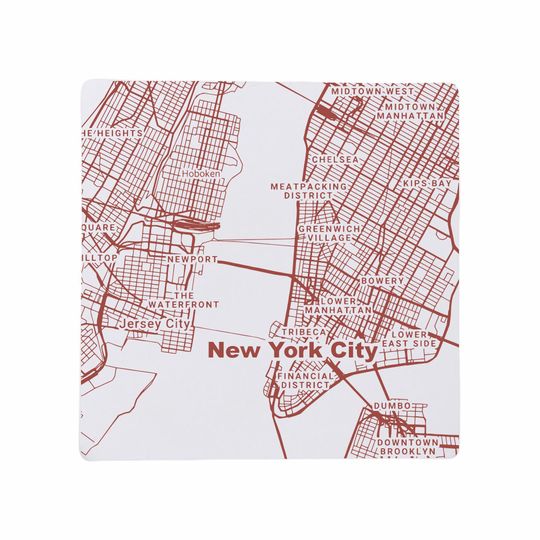 New York City Ceramic Coasters Set - Home Decor & Gift