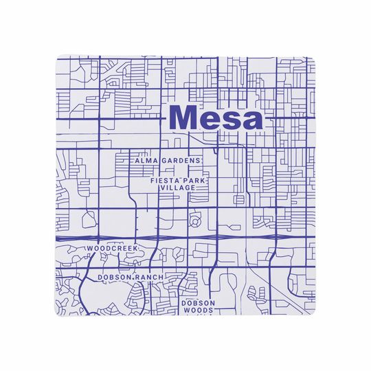 Mesa AZ Ceramic Coaster Set - Arizonna Home Decor and Gift