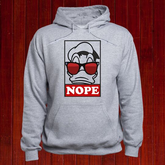 Donald Duck Pullover, Donald Nope , Disney Donald Hoodie